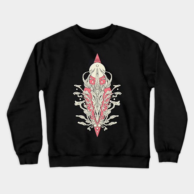 Dragon skull Crewneck Sweatshirt by iisjah